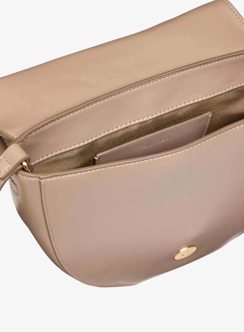 CALVIN KLEIN Bold Saddle Crossbody Bag - Image 3